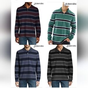 NWT ST JOHN'S BAY  MEN'S 2X POLO LONG SLEEVE